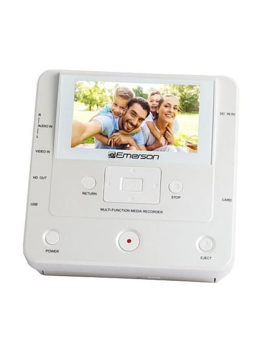 Emerson Multi-Function Digital Media Recorder W/DVDs, Editing Software - White